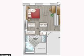 14 Plans Pour Moderniser Un Appartement Salle De Bains Dressing Suite Parentale Dressing Salle De Bain Plan De Chambre