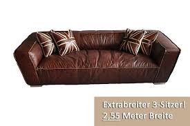 Bei jv möbel können sie online einen modern dreisitzer der extra klasse in design stil aus premium leder braun für wartezimmer büro kanzlei günstig und sicher kaufen. Echtleder Design Vintage Antik Ledersofa Vollleder Darkford Dreisitzer Sofa Ebay