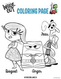 ⭐ free printable inside out coloring book. Disney Pixar Inside Out Free Printables Highlights Along The Way