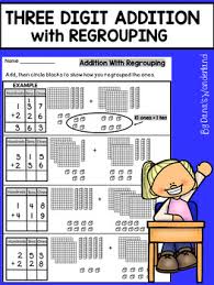 This Is A Set Of 12 Worksheets Designed To Help Students Understand The Three Digit Subtraction With Regrouping Using Block In 2020 Base Ten Blocks Base Ten Regrouping
