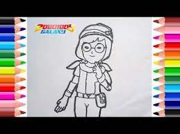 They always compete in every aspect but that doesn't affect their friendships.ying has the power to manipulate time and makes her move from one place to another in a flash. Cara Menggambar Dan Mewarnai Ying Dari Film Boboiboy Galaxy Youtube