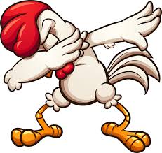 How many cartoon chicken stock photos are there? Dabbing Chicken Cartoon Vector Illustration Free Download