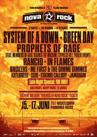 The nova rock festival, also just nova rock, is an austrian music festival that has existed since 2005 and takes place each year in june. Nova Rock Festival On Twitter Ladies Gentlemen Please Welcome Systemofadown Nr17