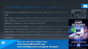 Interviews How To Pass A Game Developer Job Career Interview With Questions And Answers Video Game Tester Jobs Video Game Jobs Video Game Tester