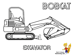 303 skid steer clip art images on gograph. Macho Coloring Pages Of Tractors Construction 30 Free Bobcat