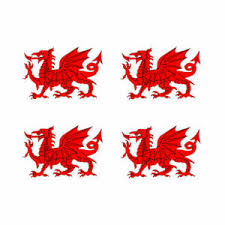 Thank you for your patience and compliance. Conjunto De 4 Gales Dragon Tatuaje Temporal Impermeable Dura 1 Semana Gales Bandera Rugby Ebay
