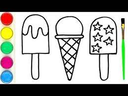 5:41 zarra faranesya 3 633 просмотра. Ice Cream Warna Warni Belajar Menggambar Dan Mewarnai Untuk Anak Youtube Relaxing Art Draw Ice Cream Types Of Drawing