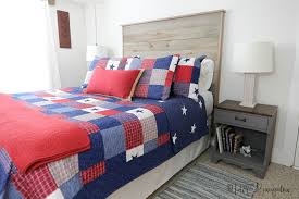 We provide tips to choose the right heightboard size and make it taller / shorter. Diy Rustic Headboard Out Of Shiplap H2obungalow