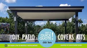 Deck framing, deck footing placement, deck steps, deck flooring. Patio Cover Kits Diy Aluminum Patio Roof Covers Alumicenter Inc