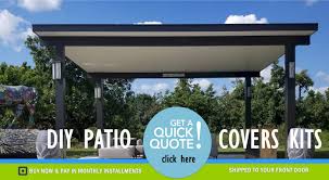 We just had an aluminim patio cover installed (alumawood), and found that we are getting a lot of evening sun, so i got a 10 foot coolaroo sun share, but i'm not sure how to attach it to the aluminum. Patio Cover Kits Diy Aluminum Patio Roof Covers Alumicenter Inc