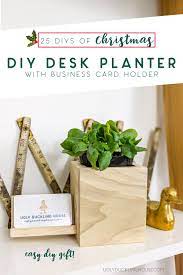 Load the paper on the strong grip mat. Diy Desk Planter Business Card Holder Ugly Duckling House