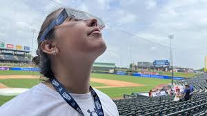 Hundreds of Texans catch 2024 solar eclipse at Dell Diamond