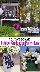 Signs are great for promoting your business deals for the people on the road. 15 Awesome Outdoor Graduation Party Ideas Oh My Creative