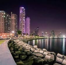Cinta Costera Panama Panama New York Skyline Central America