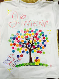 Tshirt 100 Th Day School 100 Dias De Clases Manualidades Como Hacer Una Camisa