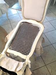 to upholster the back of dining chairs