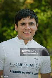 Fundraiser Peter Spilsbury during the Laureus Bike Ride London to... News  Photo