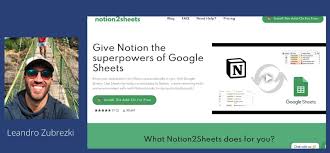 独立开发变现周刊（第103期）：一个插件Notion2Sheets，月收入 ...