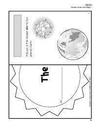 Science Booklet The Sun The Mailbox Science Booklets Homeschooling First Grade Earth Sun And Moon