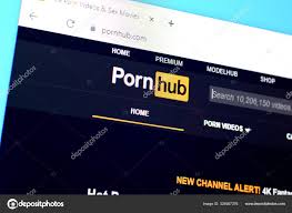 在Pc, url-pornhub显示的色情网站主页. —— 库存社论照片© Mehaniq 329367376