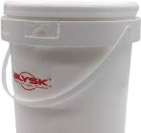Amazon.com: Blysk All-Plastic Bucket with Handle and Lid - 4 ...