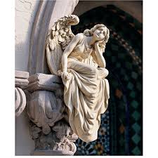 We also have small to life size angel statues in baroque and other styles. Resting Grace Sitting Angel Statue In 2021 Angel Statues Angel Sculpture Statue