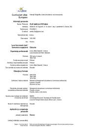 Like many curricula vitae, this medical cv example follows a standard format and contains sections for education, certification cadrul european comun de referinţă pentru limbi străine. Model Cv Angajare Shefalitayal