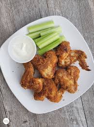Keto Air Fryer Chicken Wings Everyday Shortcuts Recipe Air Fryer Chicken Wings Cooking Frozen Chicken Chicken Wing Recipes