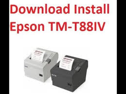 How To Download Install Epson Tm T88iv Thermal Printer Driver Youtube