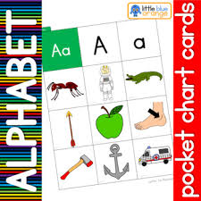 alphabet beginning sound pocket chart cards