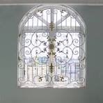 Swing Iron Window Grill Design - Durable & Stylish Security
