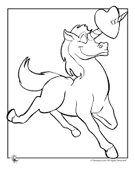Unicorn Valentine Coloring Page Unicorn Coloring Pages Valentine Coloring Valentines Day Coloring Page