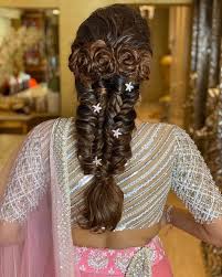 Long hair looks great in so many ways. 15 Latest Elegant And Mesmerizing Hairstyles For Lehenga Choli