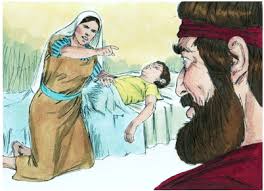 Image result for Elijah and the dead boy in the bible