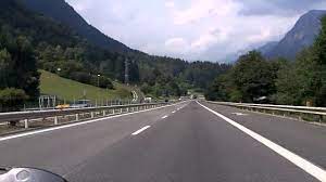 Part of the european route e55, the toll road is one of the main transport links between northeast italy and central europe. Italy A23 Autostrada Alpe Adria Youtube