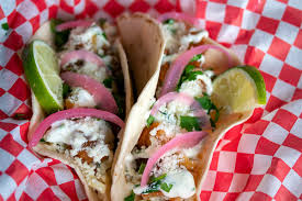 Beer battered panko fish taco. Triangle Tavern Taco Thursday At The Tri Step Up Your Game With Our Main Menu Fish Tacos Guinness Beer Battered Cod Or Panko Breaded Shrimp With Cilantro Slaw Pickled