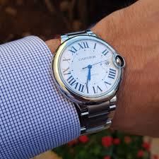 Cartier Ballon Bleu Guilloche Silver Dial Men S Dress Watch W69012z4 Cartier Ballon Bleu Vintage Watches For Men Vintage Watches