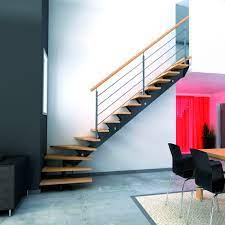 Achat installateur monte escalier / prix pose escalier quart tournant prix fatale par etienne. Escalier Quart Tournant Alizee Riaux Escaliers Contemporain Structure En Metal Marche En Bois