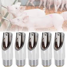 NA Bevitore di Maiale,Abbeveratoio Automatico per Maiali in Acciaio  Inossidabile,Capezzolo, Fontanelle, con Tappo in Rame,per  SuiniBoviniCaprePecore(5 Pezzi) : Amazon.it: Commercio, Industria e  Scienza