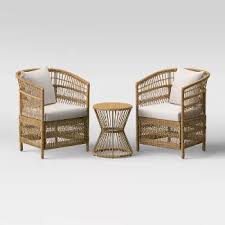 Small Spaces Big Style Shop Target For Bistro Sets Small Space Patio Furniture For Upgraded Out In 2020 Wicker Patio Chairs Patio Furniture Sets Patio Accent Table