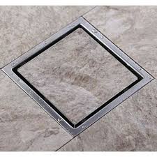 Hidden Shower Drain Square Shaped Stainless Steel Hidden Shower Shower Drain Floor Drains