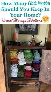 How To Declutter Tablecloths Napkins Placemats Table Linen Storage Home Storage Solutions Declutter