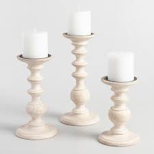 Our pillar candle holders are certain to please, and they make excellent accent pieces in. Wooden Furniture Furniture Online Buy Wooden Furniture In India Furniture Store Online Buy Furniture Online India Solid Wood Furniture White Wood Pillar Candleholder Set Of 3