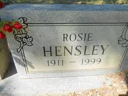 Martha Rosa Wyrick Hensley (1911-1999)