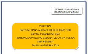 Contoh Proposal Pembangunan Ruang Laboratorium Ipa Didno76 Com