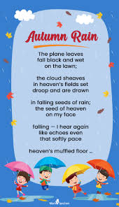 Most of them are fairly short, three are for children and the last one is a funny . 20 Beautiful Autumn Poems For Kids To Fall For