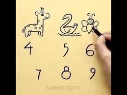 Rakamlardan Kolay Hayvan Cizimleri Youtube In 2020 Easy Drawings Easy Drawings For Kids Drawing For Kids