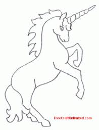 Unicorn Template Unicorn Stencil Unicorn Coloring Pages Unicorn Crafts
