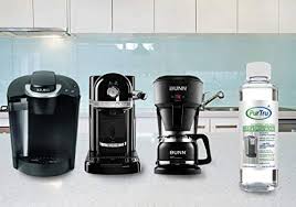 For example, if you have 9 cup machine then the solution you made has to be 4.5 cups. Amazon Com Coffee And Espresso Machine Descaling And Cleaning Solution 2 Pack All Natural Descaler And Cleaner For Keurig Bunn Delonghi Nespresso And All Drip Coffee Espresso And Single Cup Machines Kitchen Dining