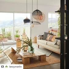 Inspiration Deco De La Semaine Vu Sur Leroymerlin Deco Salon Can Home Interior Design Anthropologie Decor Interior Design Rustic